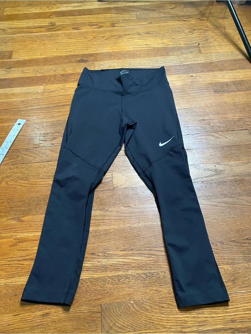 Nike Dri-FIT Black Running Leggings Women’s Size M